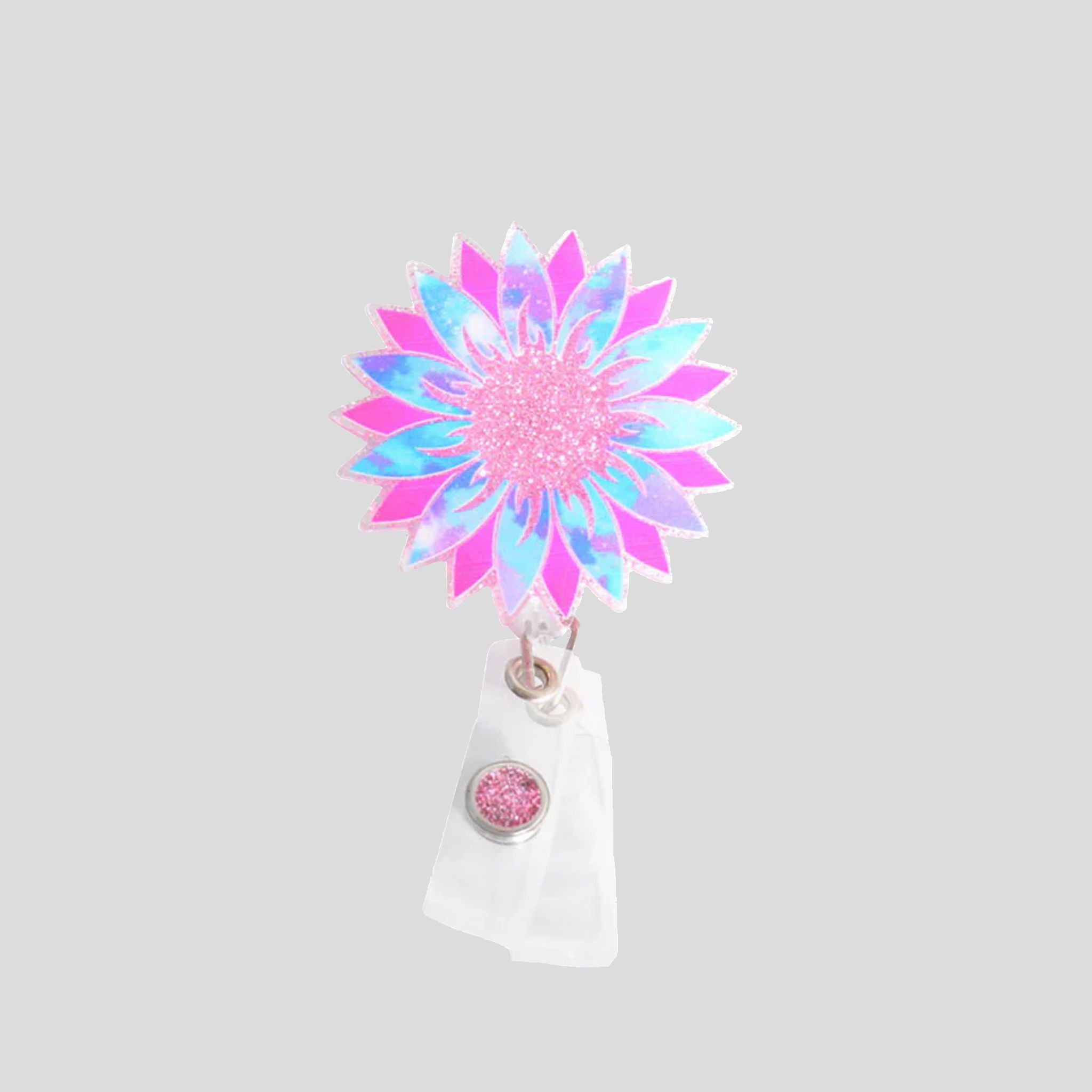 Glitterific Cosmos Badge Holder