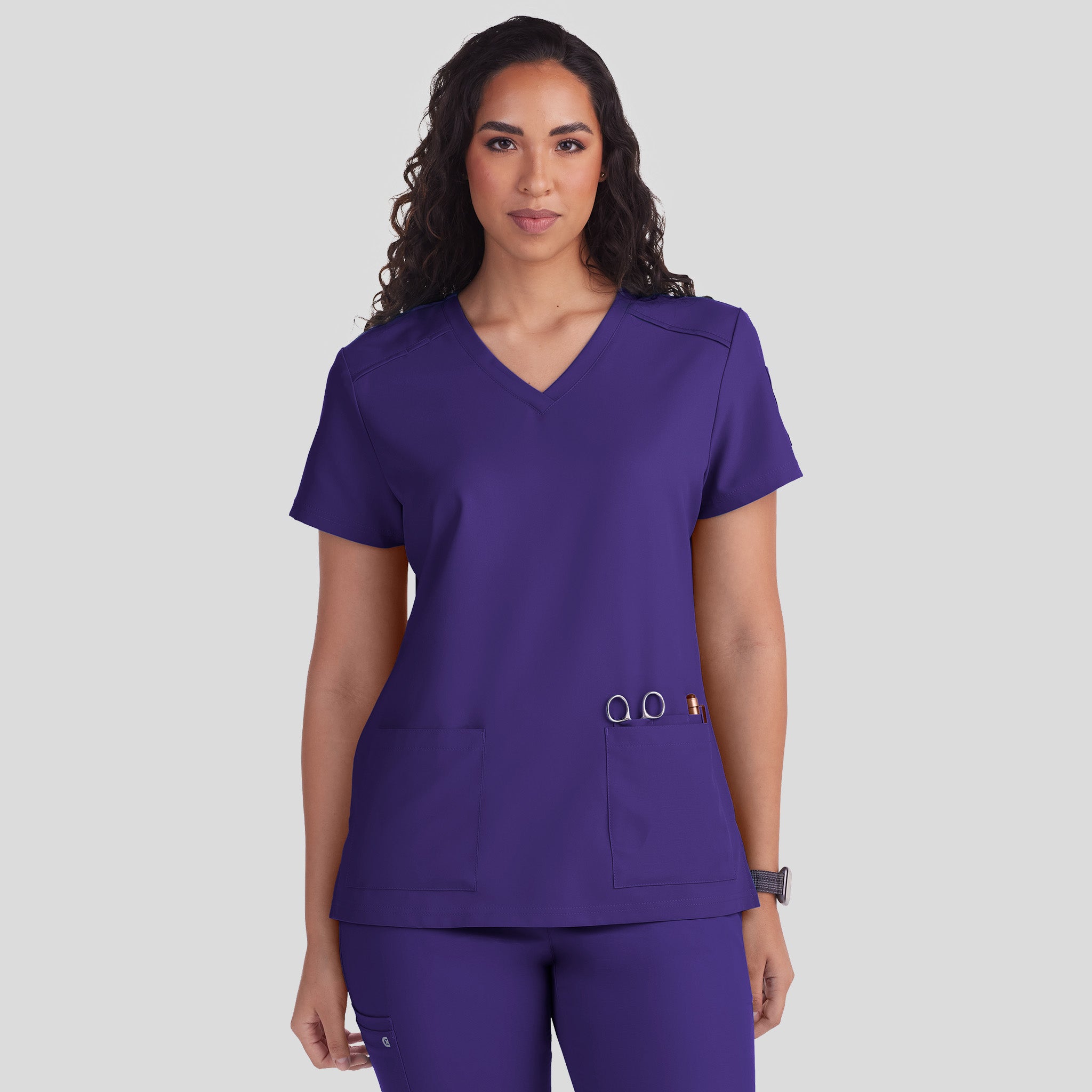 Cardi Top | Grape