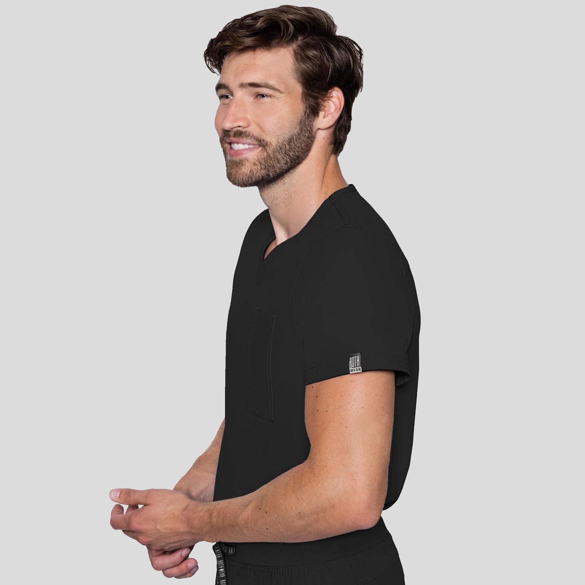 Mens 1 Pocket Top | Black